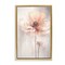 Stupell Industries Pastel Blush Flower Framed Floater Canvas Wall Art Design by Raymond Powers